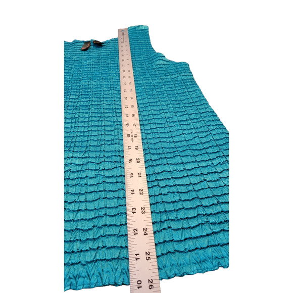 LOT OF 2 Serenade New York Woman Metallic Crepe Tank Top Sleeveless Top Size X - Picture 10 of 13